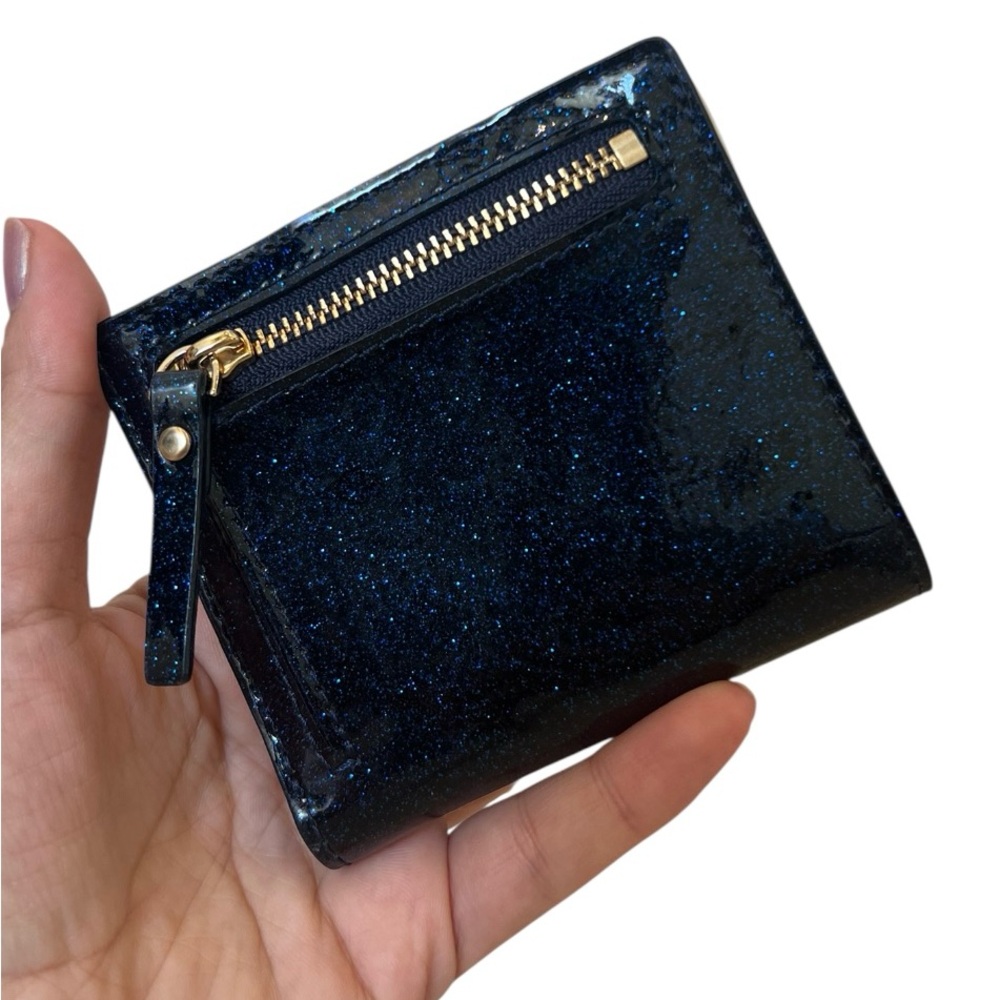 Kate Spade Midnight Blue Glitter Wallet - Picture 3 of 6